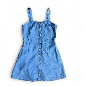 LOFT Denim Blue Sleeveless Dress